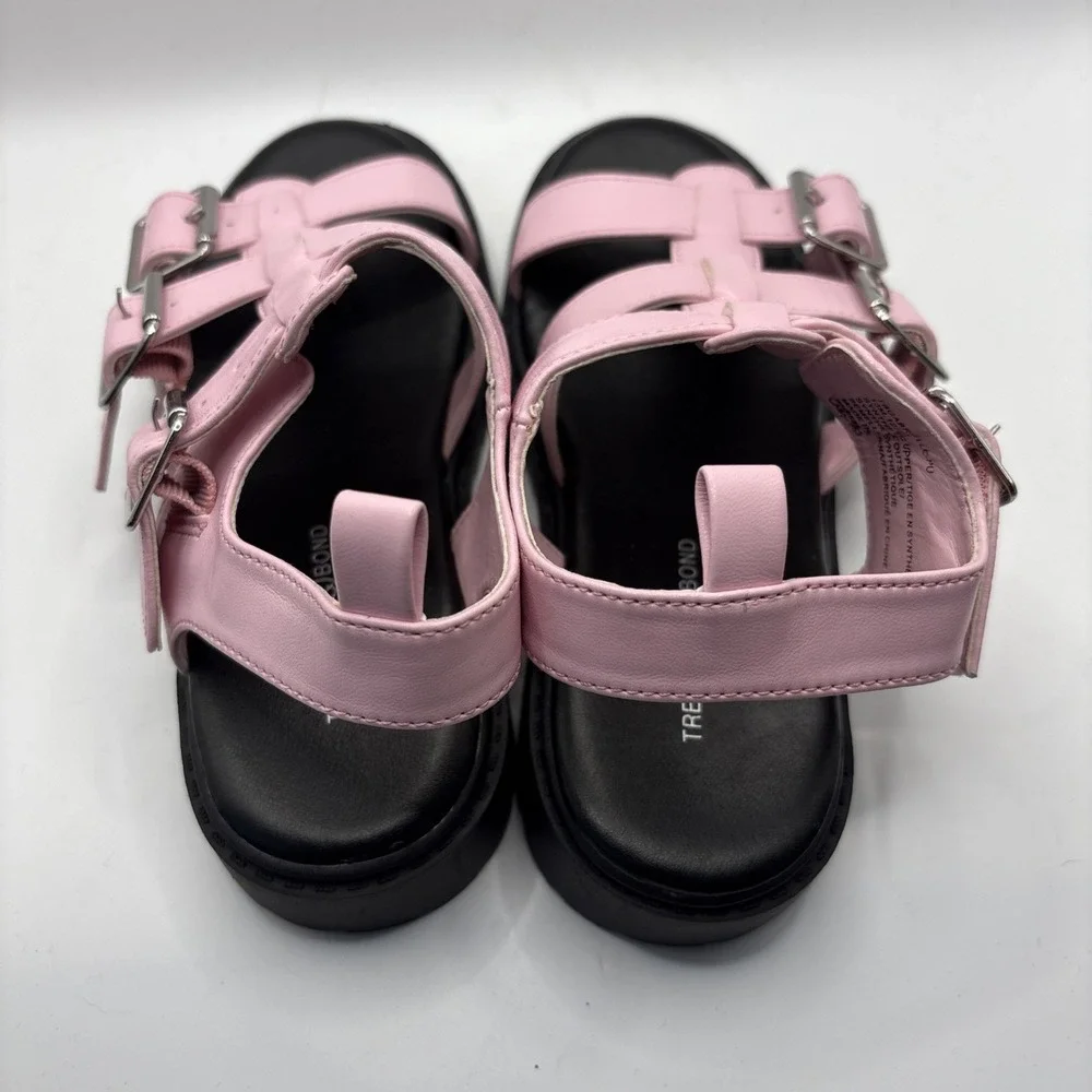 Kids Girls Youth Treasure & Bond Gabrielle 13M Strappy Pink‎ Sandal Shoes 58665